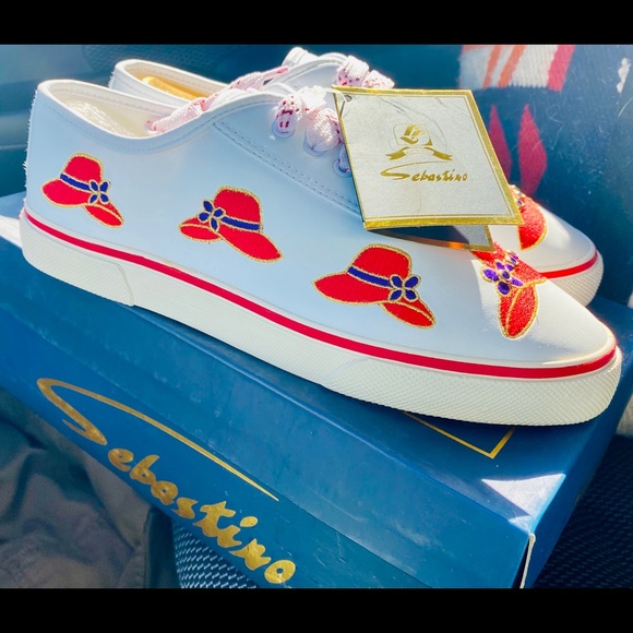 Red Hat Lady Society Sabastino sneakers! 8.5 - Picture 3 of 6